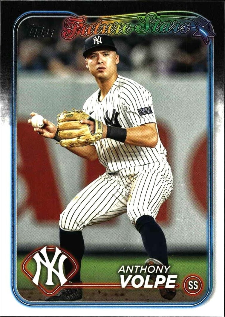 2024 Topps Anthony Volpe #180 baseball trading card front