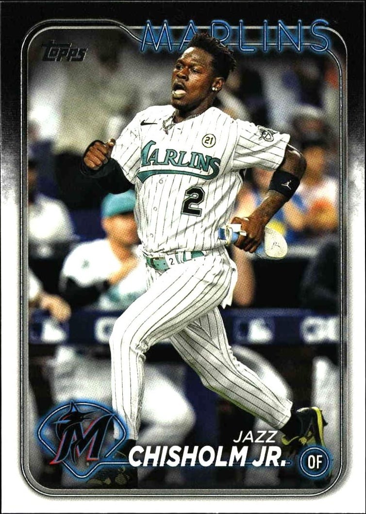 2024 Topps Jazz Chisholm Jr. #223 baseball trading card front