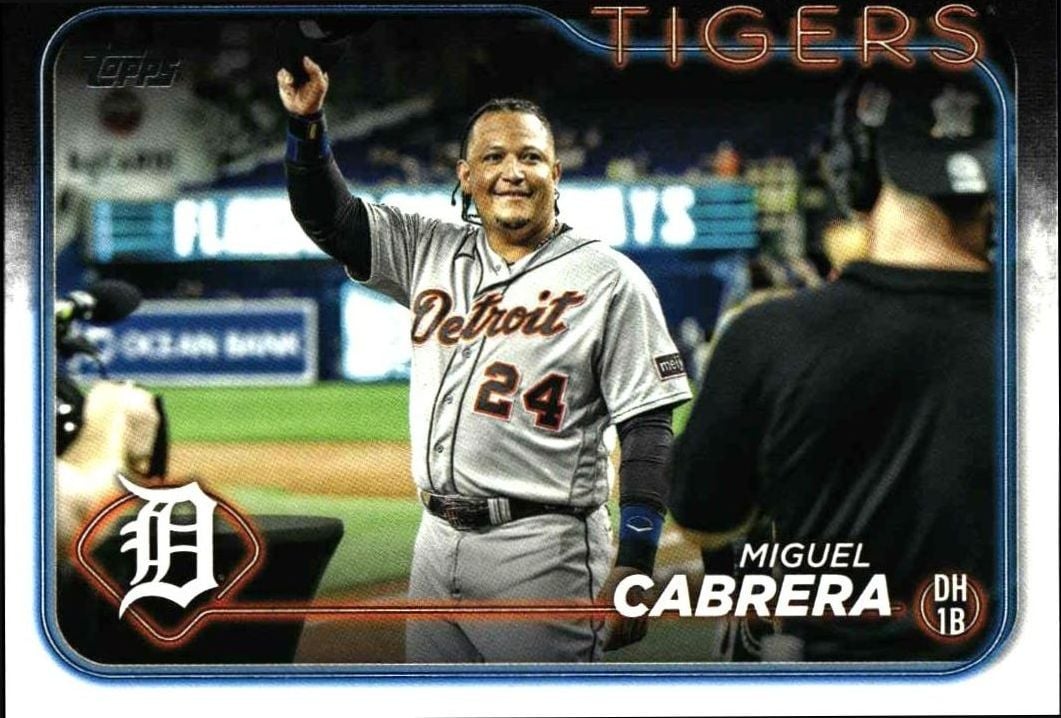 2024 Topps Series 1 Miguel Cabrera #201 trading card