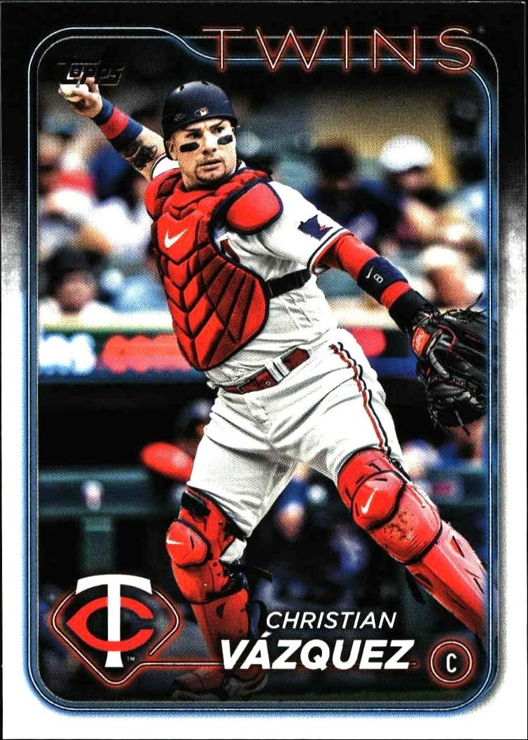 2024 Topps Series 2 Christian Vazquez #654 trading card