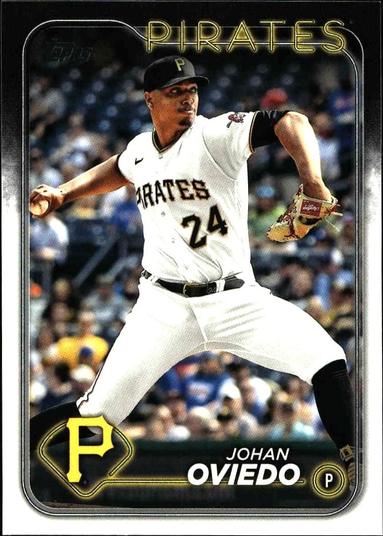 2024 Topps Series 1 Johan Oviedo #65 trading card
