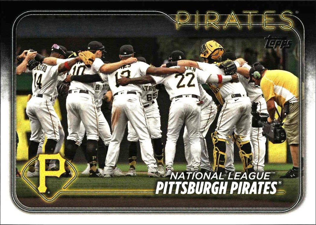 2024 Topps Series 2 Pittsburgh Pirates #696 trading card