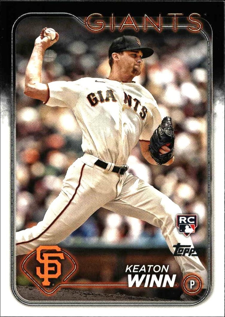 2024 Topps Series 1 Keaton Winn #83 trading card
