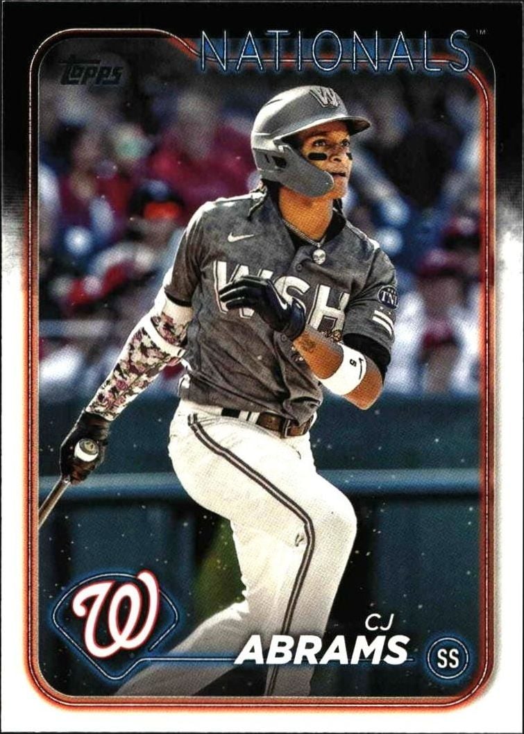 2024 Topps CJ Abrams #37 baseball trading card front