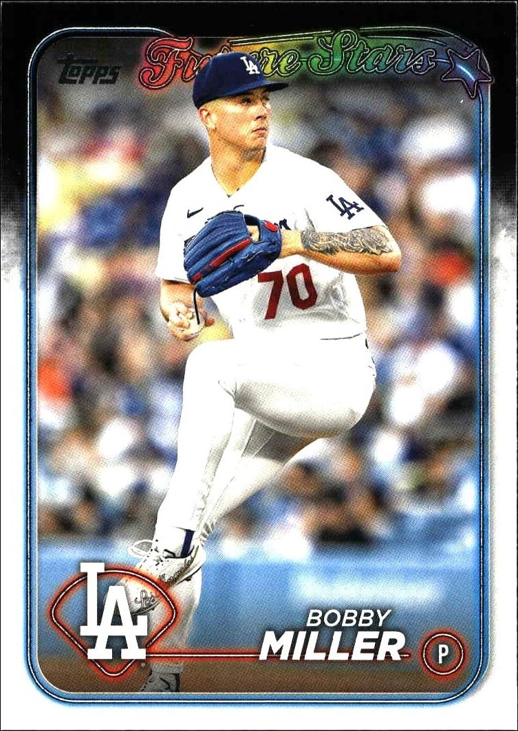 2024 Topps Series 1 Bobby Miller #115 trading card