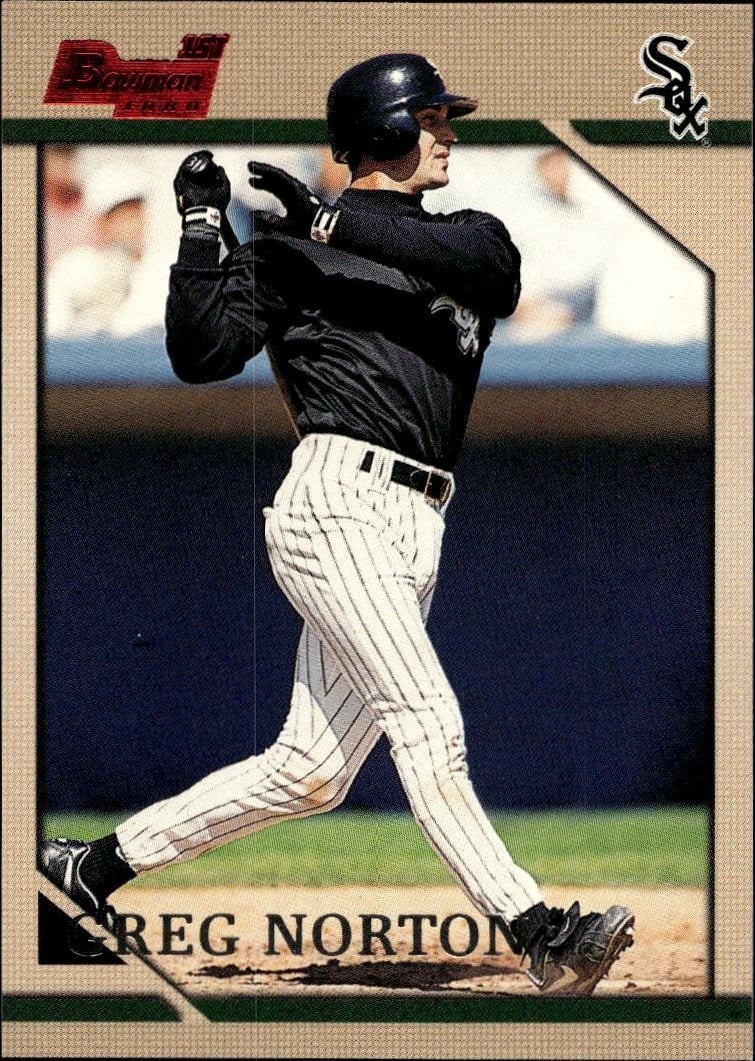 1996 Bowman Greg Norton #234 trading card
