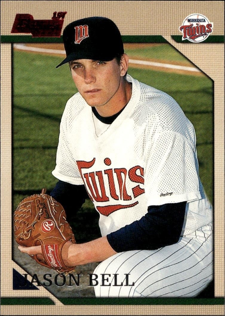 1996 Bowman Jason Bell #253 trading card