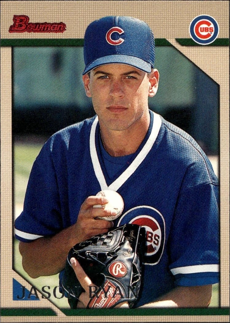 1996 Bowman Jason Ryan #256 trading card