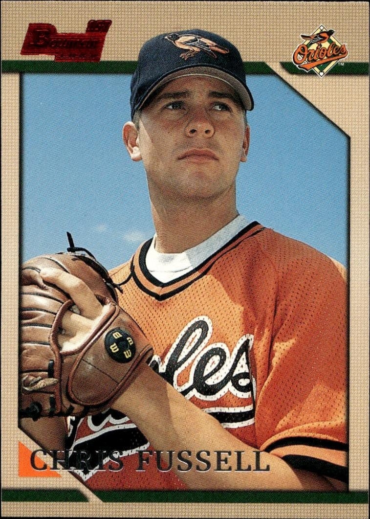 1996 Bowman Chris Fussell #263 trading card