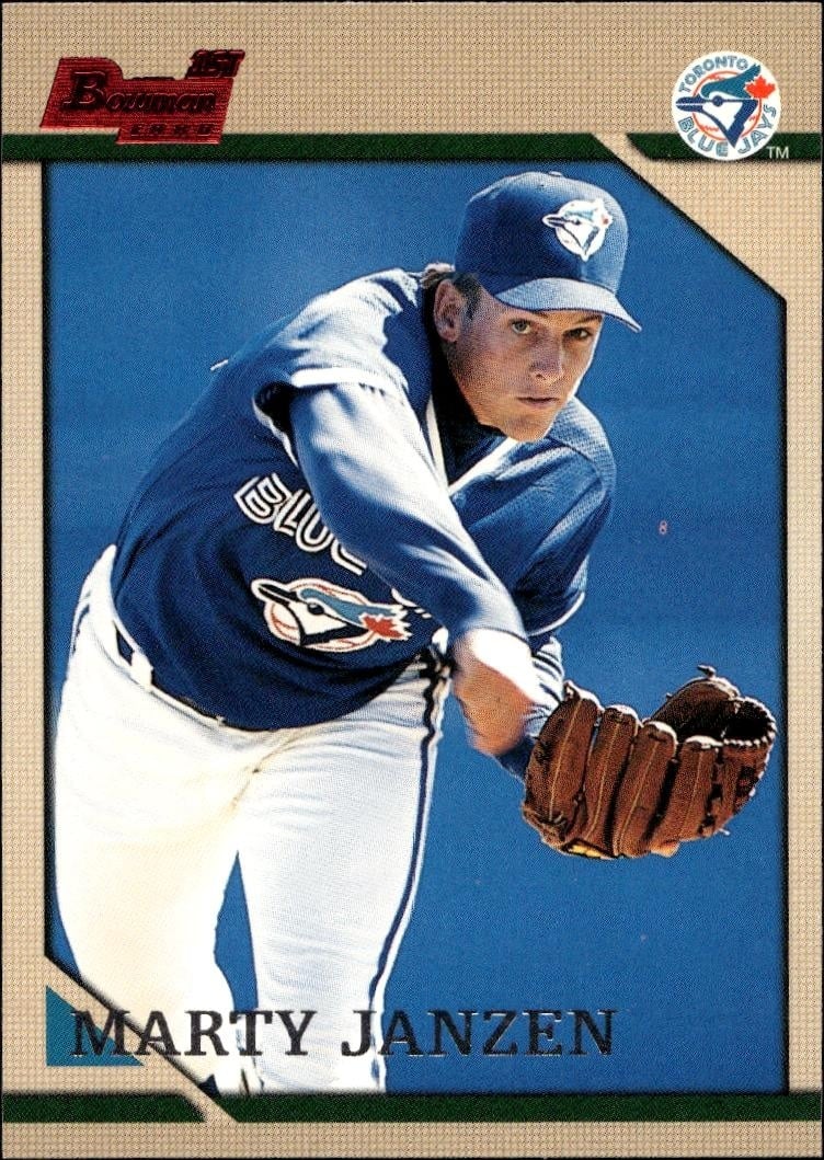 1996 Bowman Marty Janzen #265 trading card