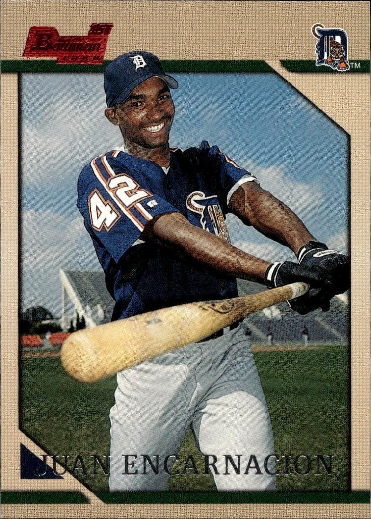 1996 Bowman Juan Encarnacion #268 trading card