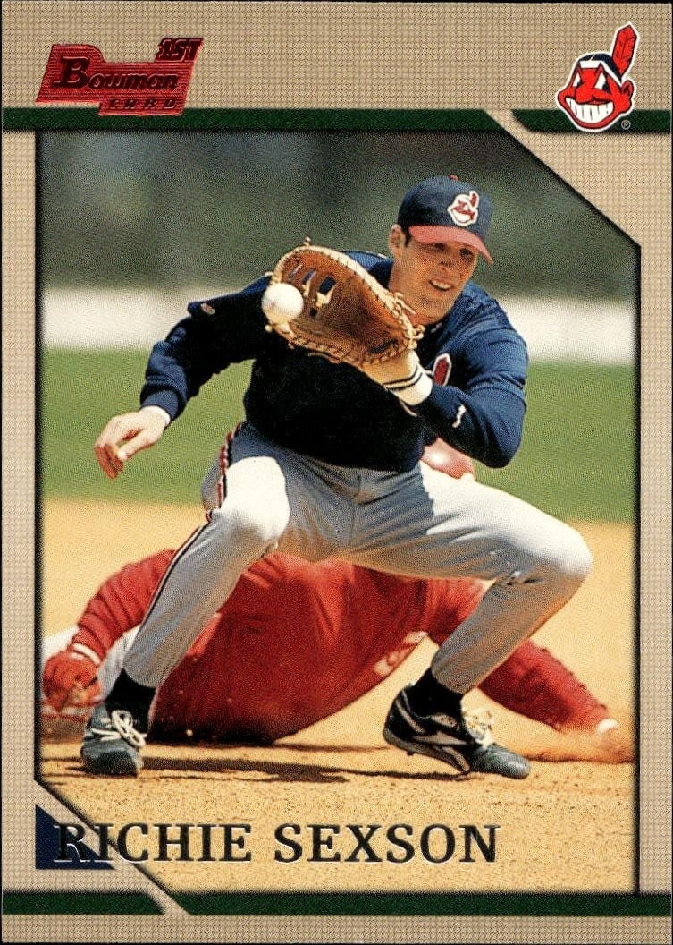 1996 Bowman Richie Sexson #335 trading card