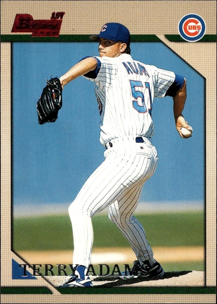 1996 Bowman Terry Adams #207 trading card