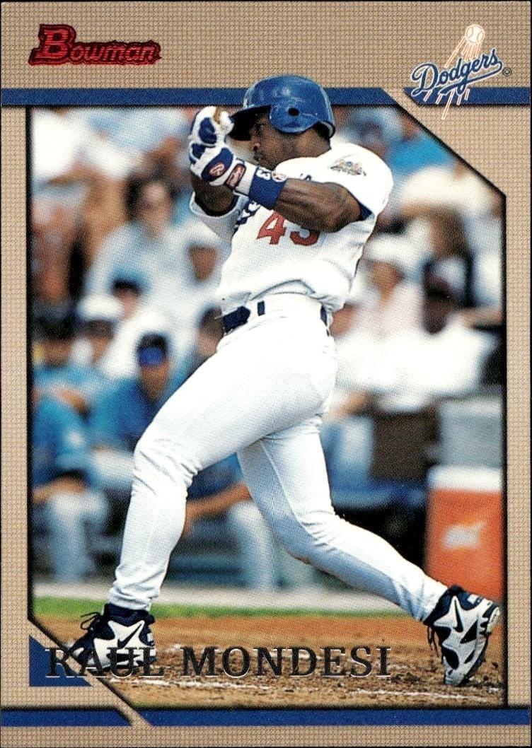 1996 Bowman Raul Mondesi #104 trading card