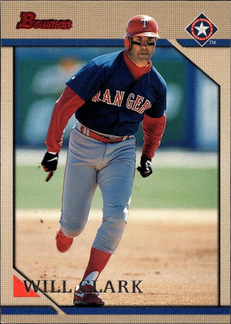 1996 Bowman Will Clark #108 trading card