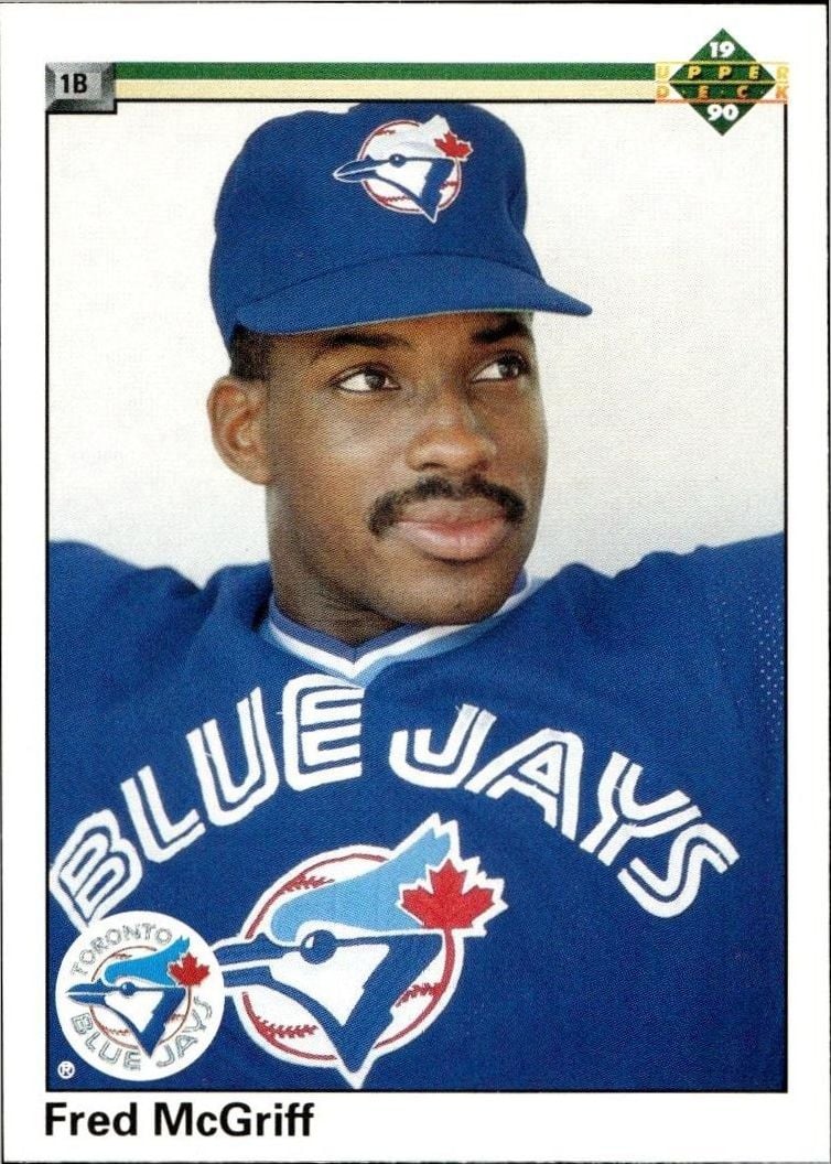 1990 Upper-Deck Fred McGriff #108 trading card