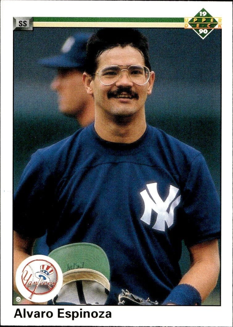 1990 Upper-Deck Alvaro Espinoza #163 trading card