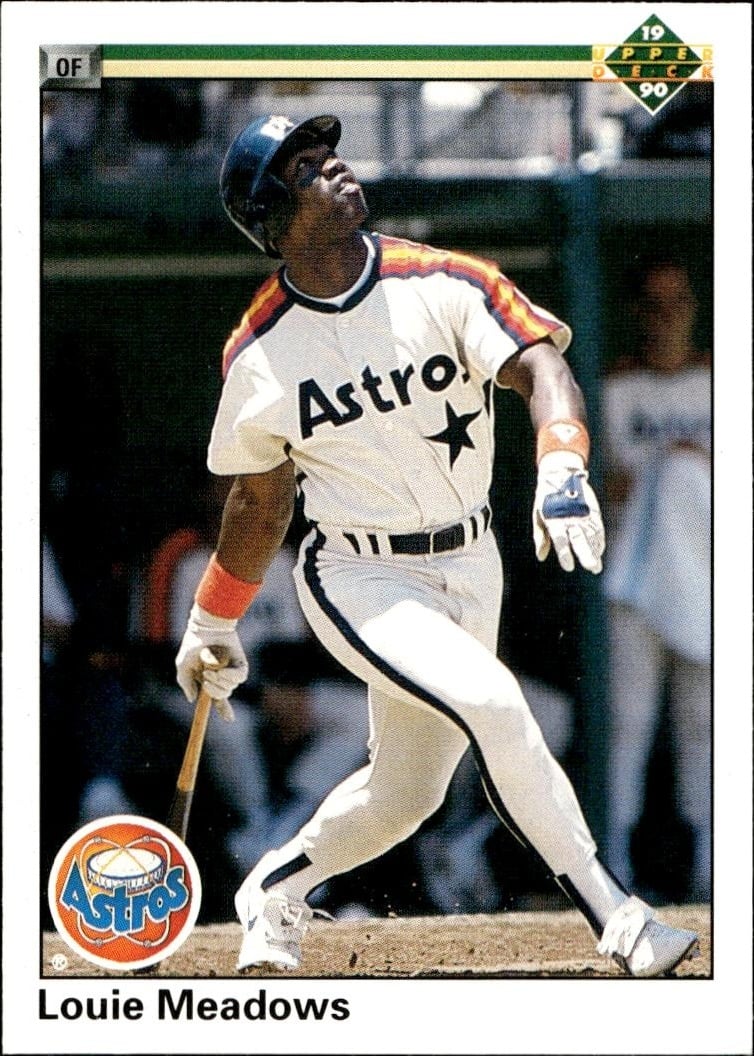 1990 Upper-Deck Louie Meadows #160 trading card