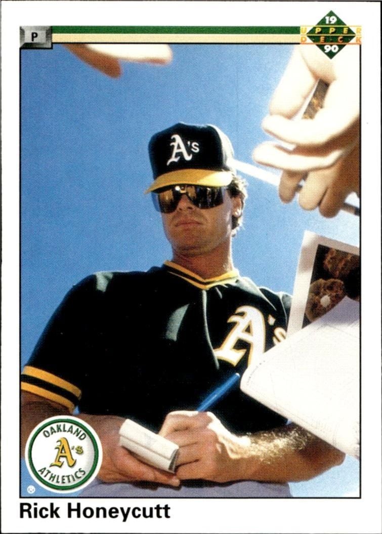 1990 Upper-Deck Rick Honeycutt #151 trading card