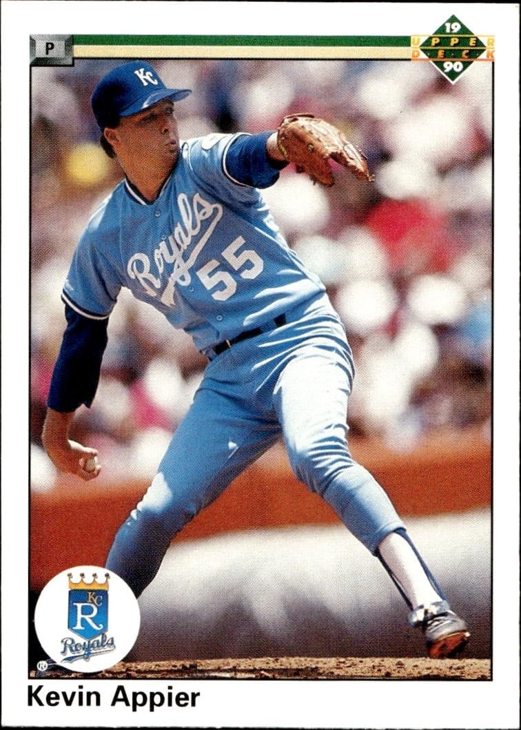 1990 Upper-Deck Kevin Appier #102 trading card