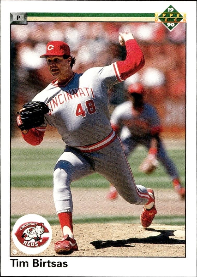 1990 Upper-Deck Tim Birtsas #137 trading card