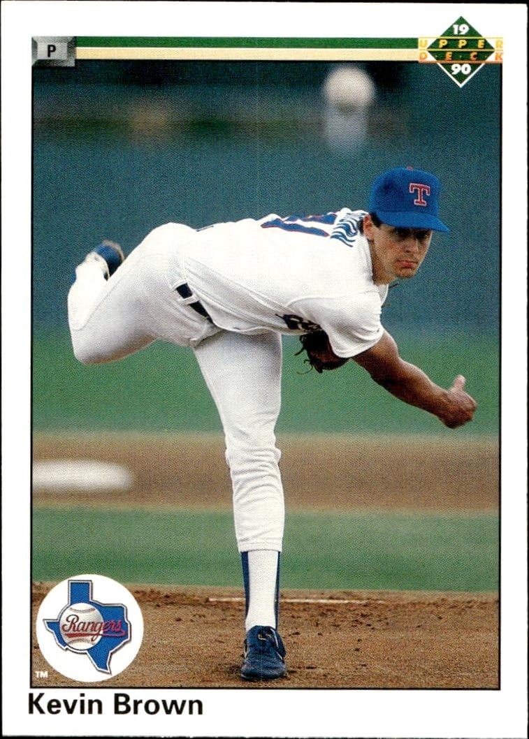 1990 Upper-Deck Kevin Brown #123 trading card