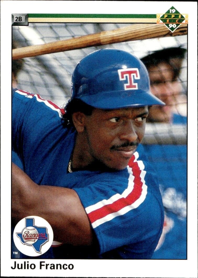 1990 Upper-Deck Julio Franco #103 trading card
