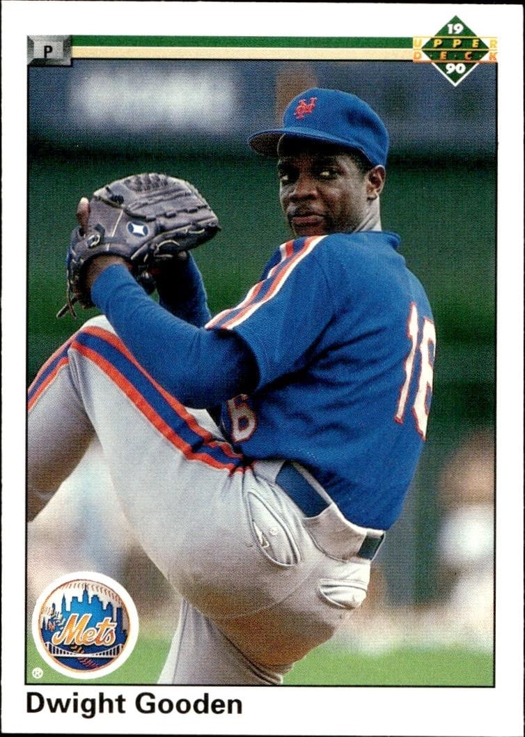 1990 Upper-Deck Dwight Gooden #114 trading card