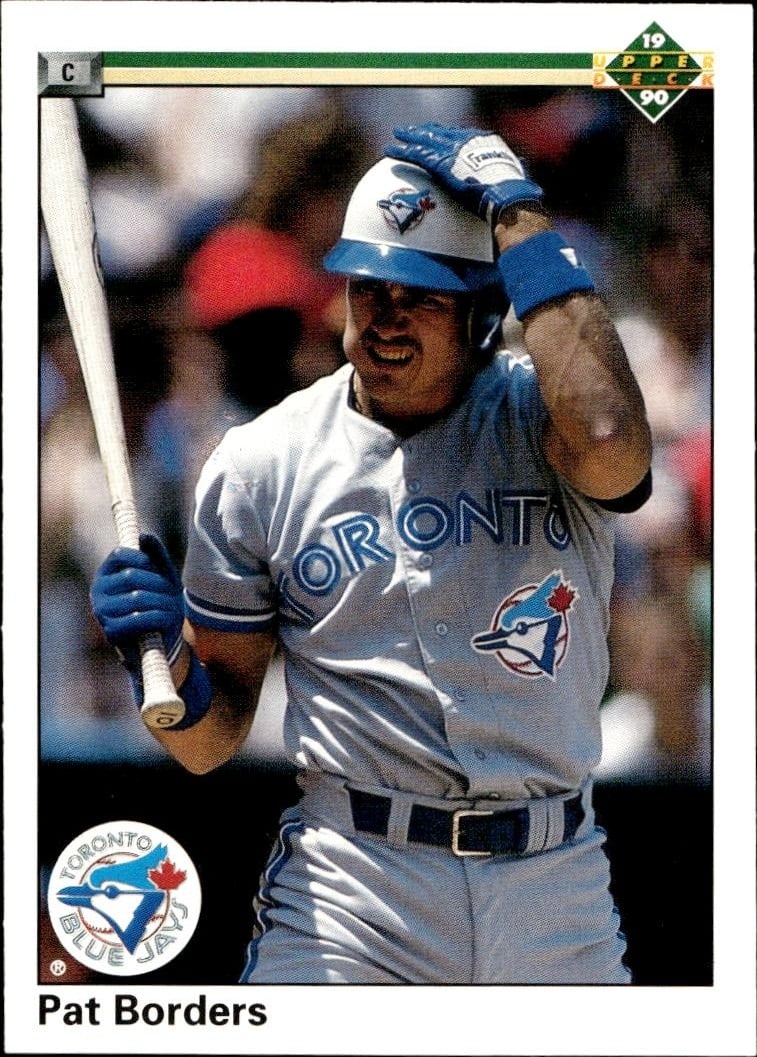 1990 Upper-Deck Pat Borders #113 trading card