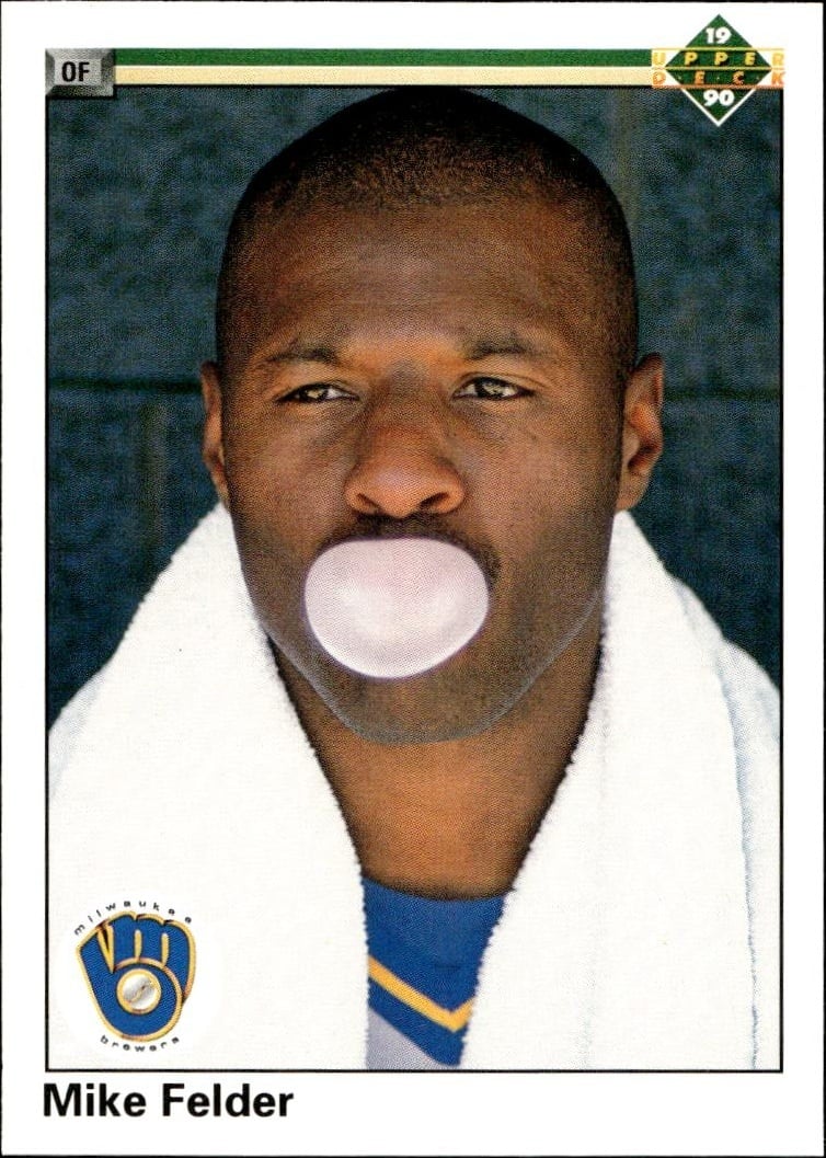 1990 Upper-Deck Mike Felder #178 trading card