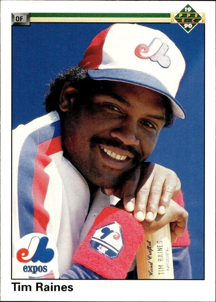 1990 Upper-Deck Tim Raines #177 trading card