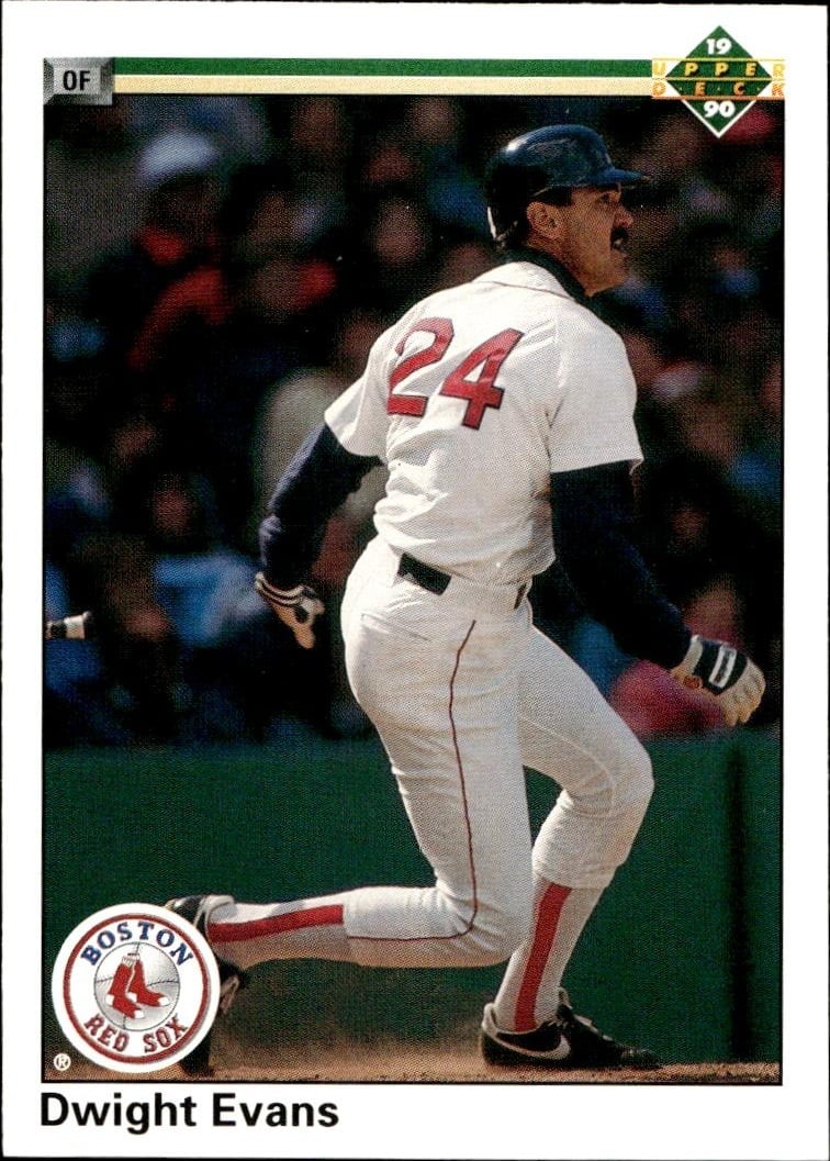 1990 Upper-Deck Dwight Evans #112 trading card