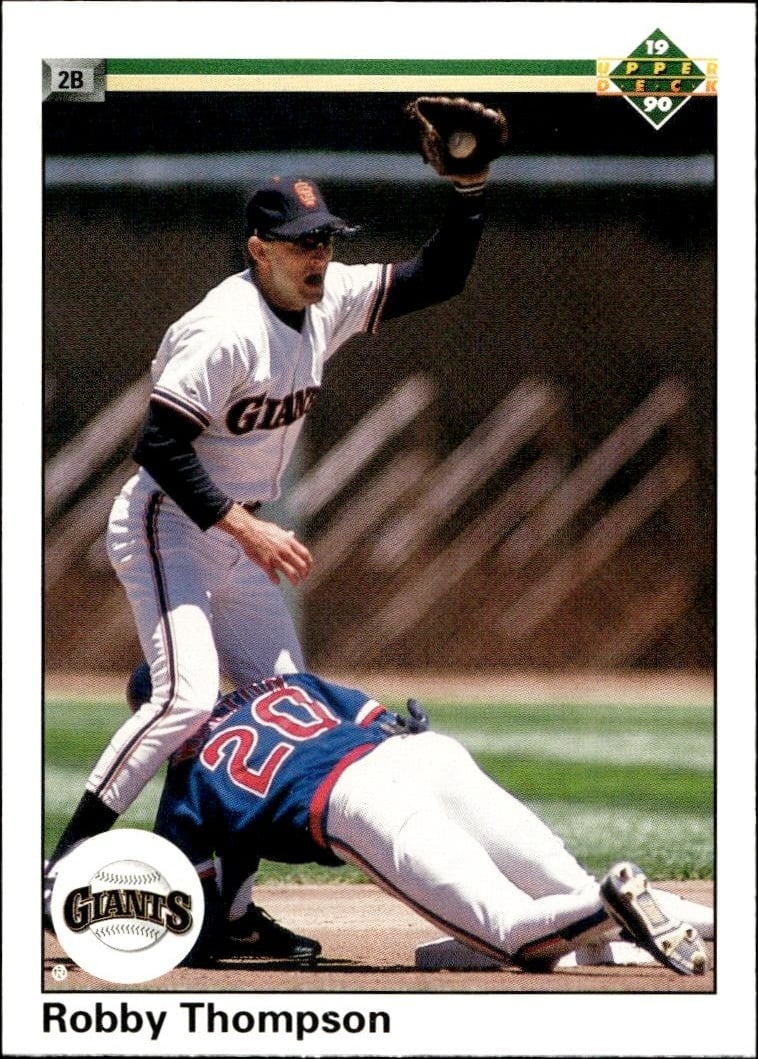 1990 Upper-Deck Robby Thompson #169 trading card