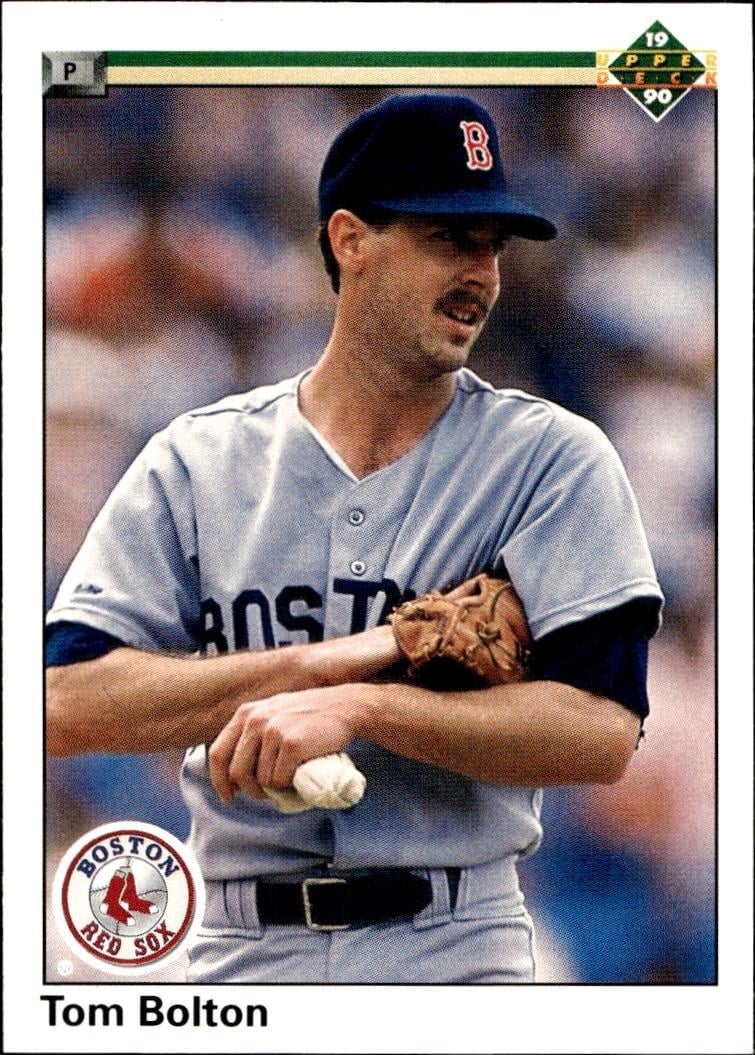 1990 Upper-Deck Tom Bolton #351 trading card