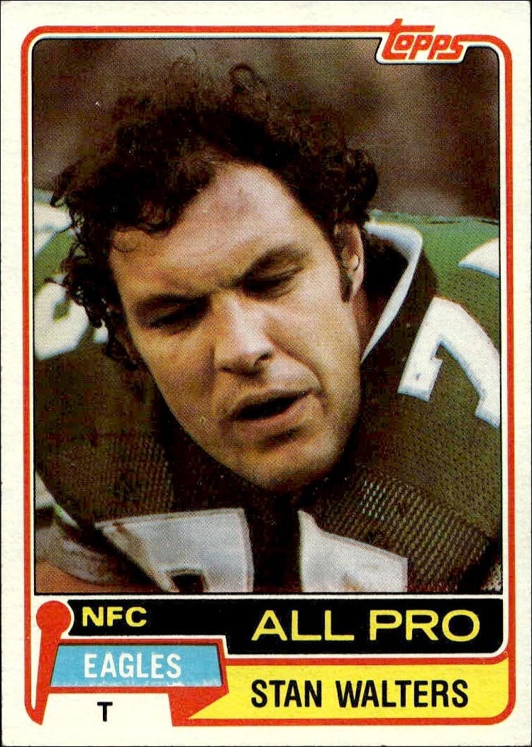 1981 Topps Stan Walters #420 football trading card front