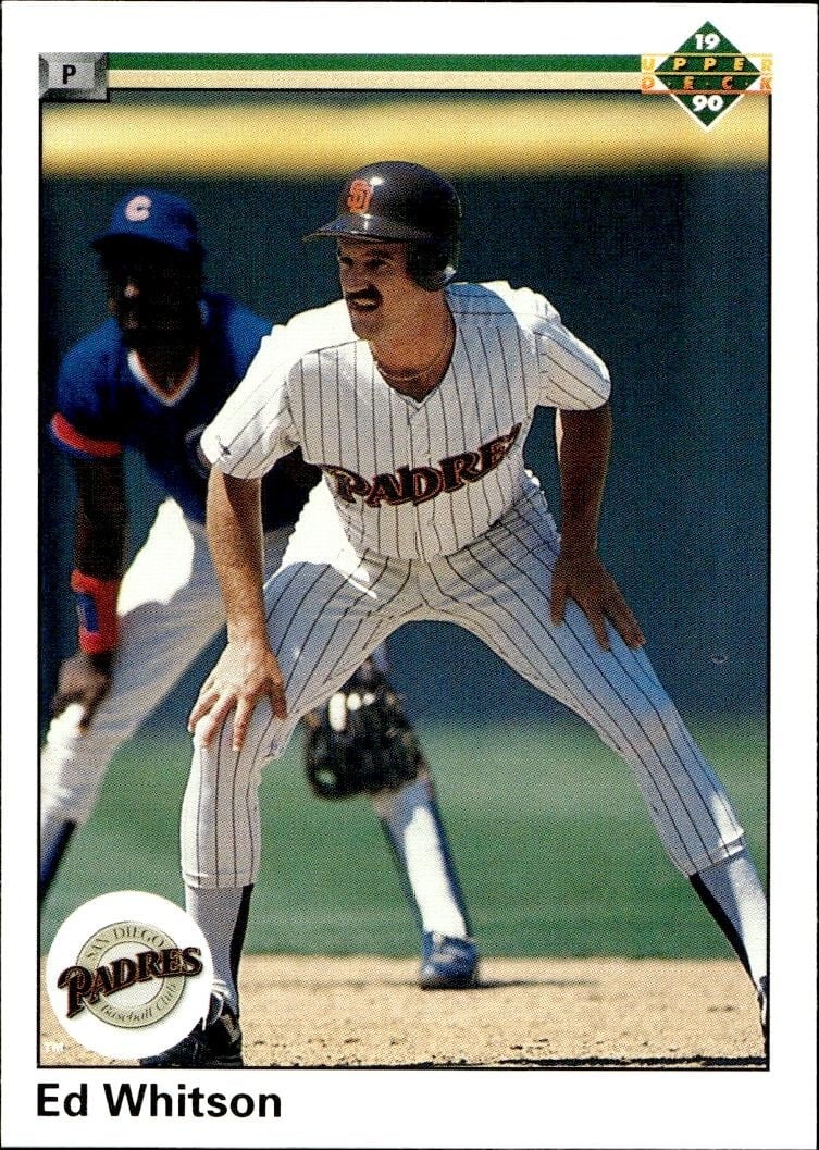 1990 Upper-Deck Ed Whitson #308 trading card