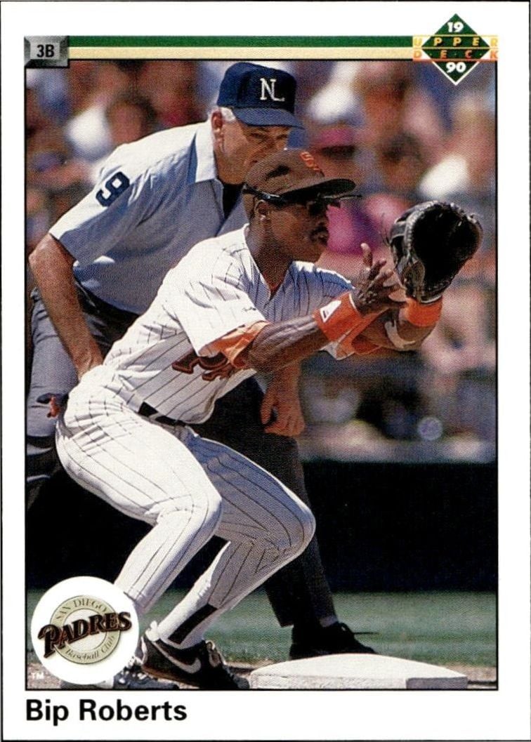 1990 Upper-Deck Bip Roberts #303 trading card