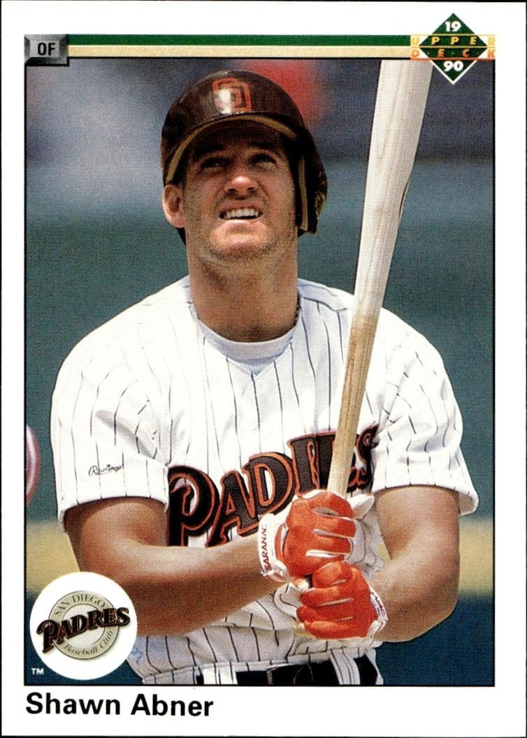 1990 Upper-Deck Shawn Abner #301 trading card