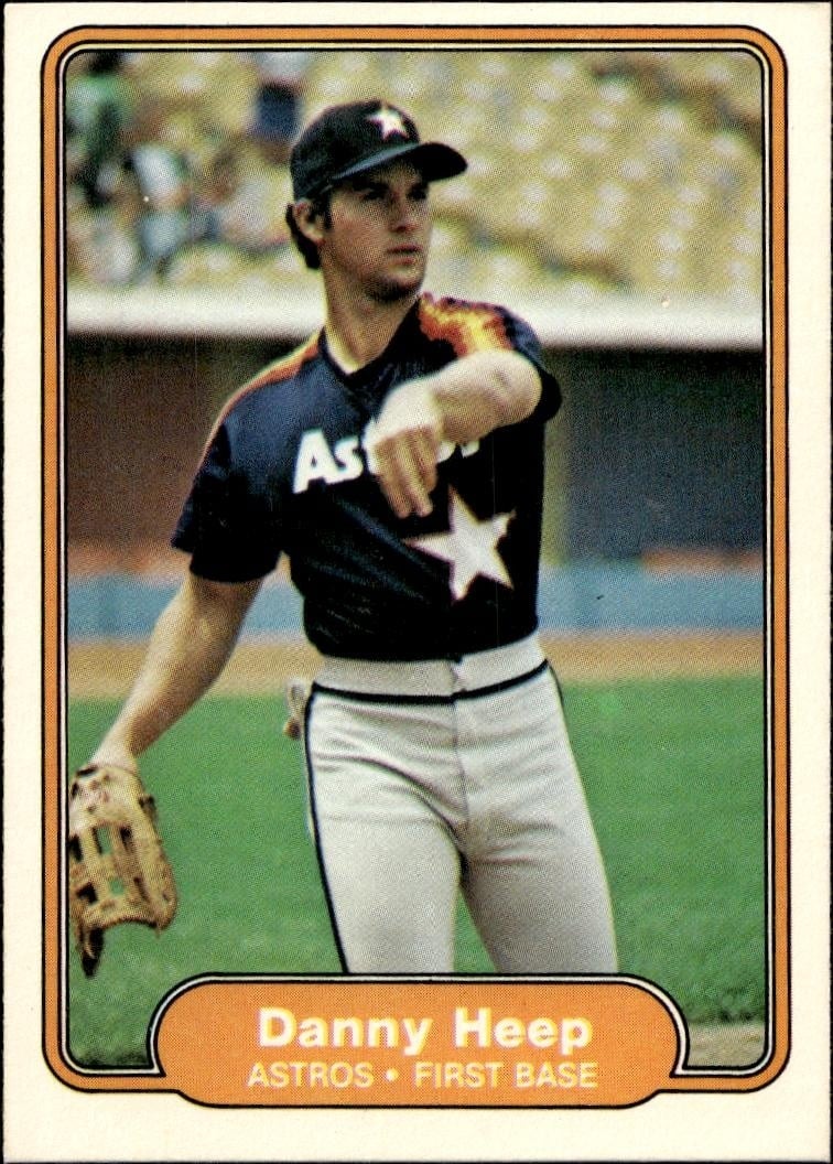 1982 Fleer Danny Heep #217 trading card