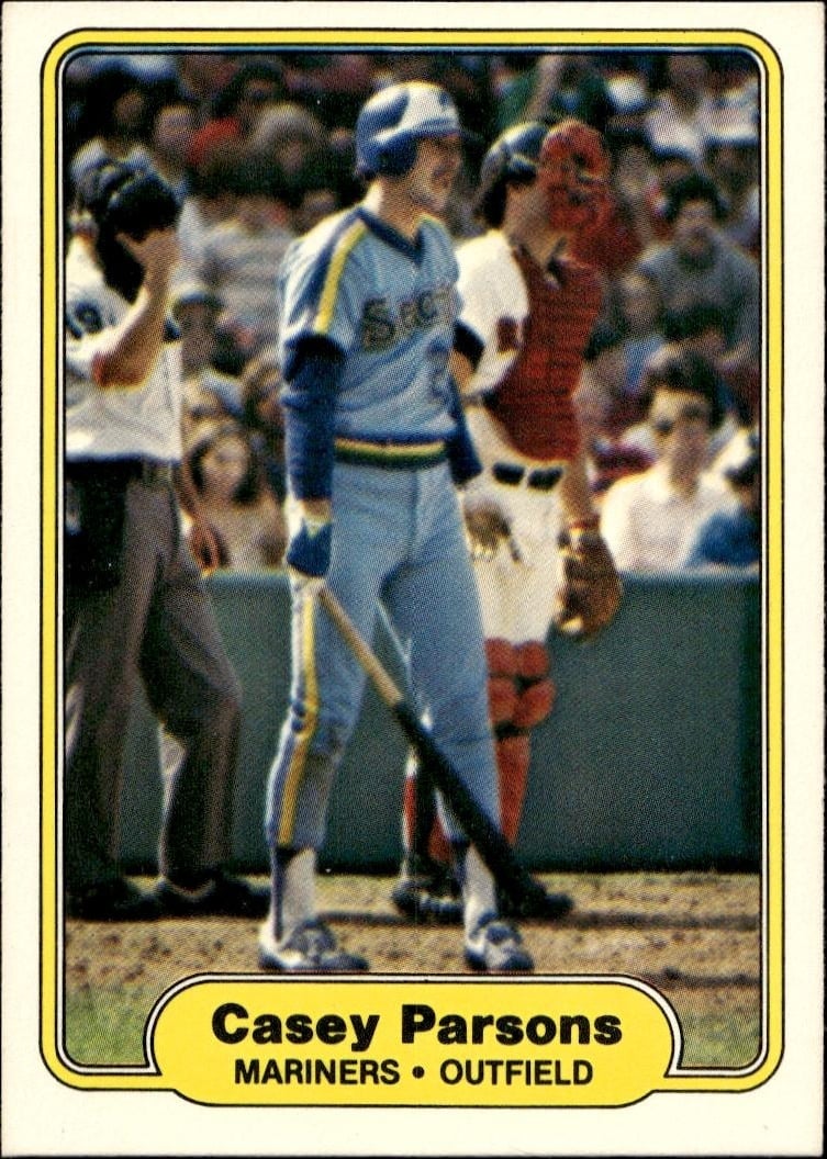1982 Fleer Casey Parsons #515 trading card