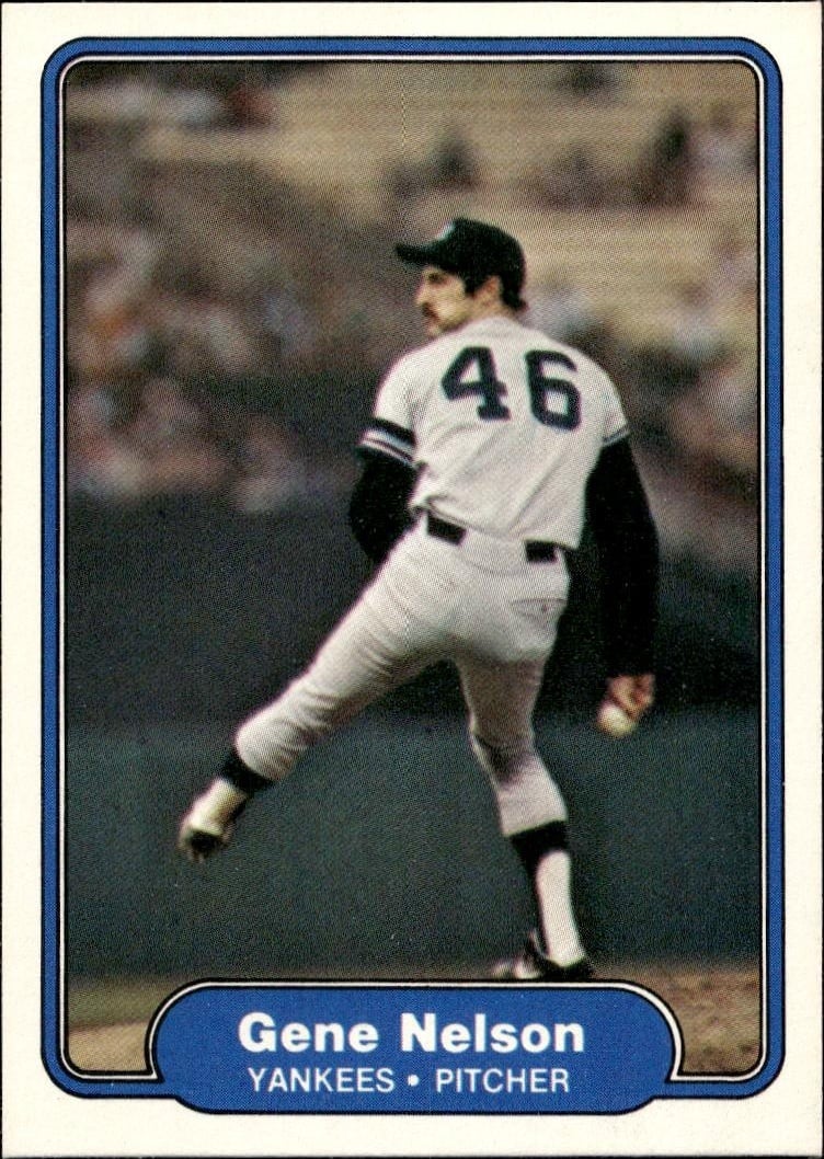 1982 Fleer Gene Nelson #45 trading card