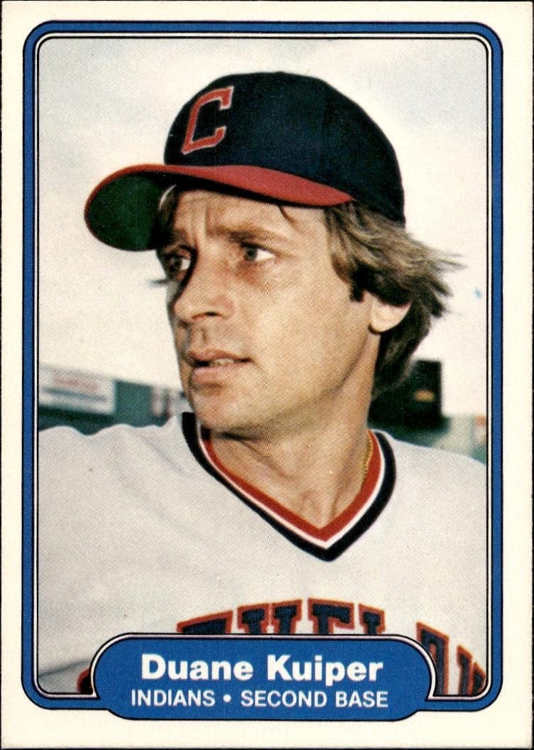 1982 Fleer Duane Kuiper #373 trading card