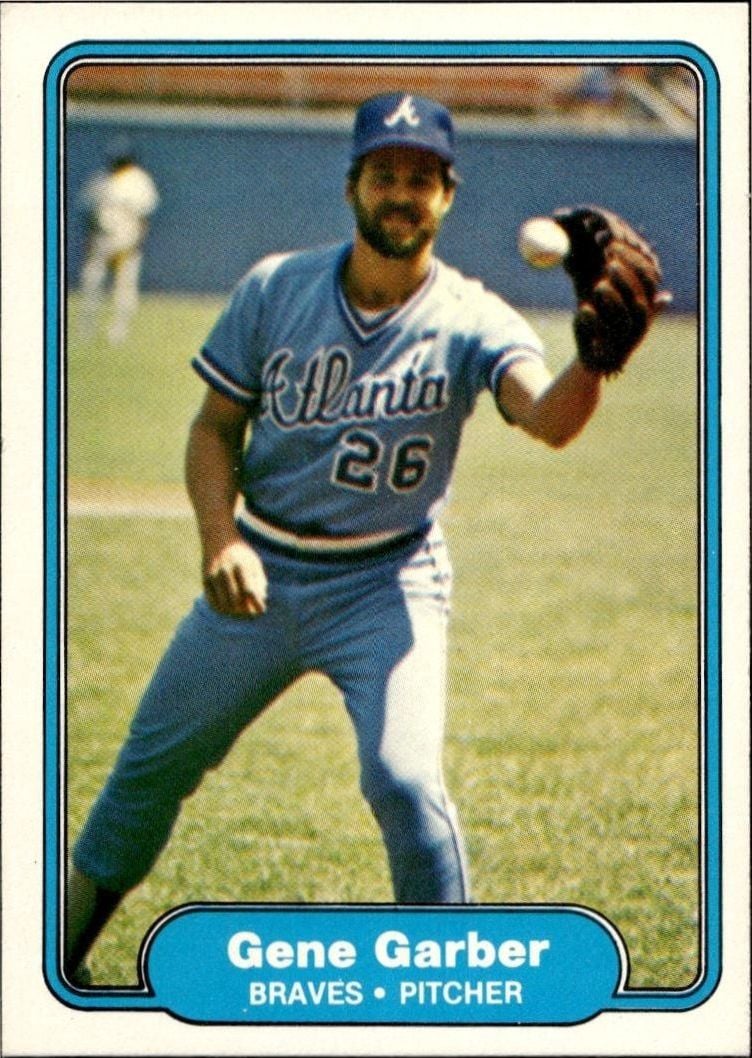 1982 Fleer Gene Garber #434 trading card