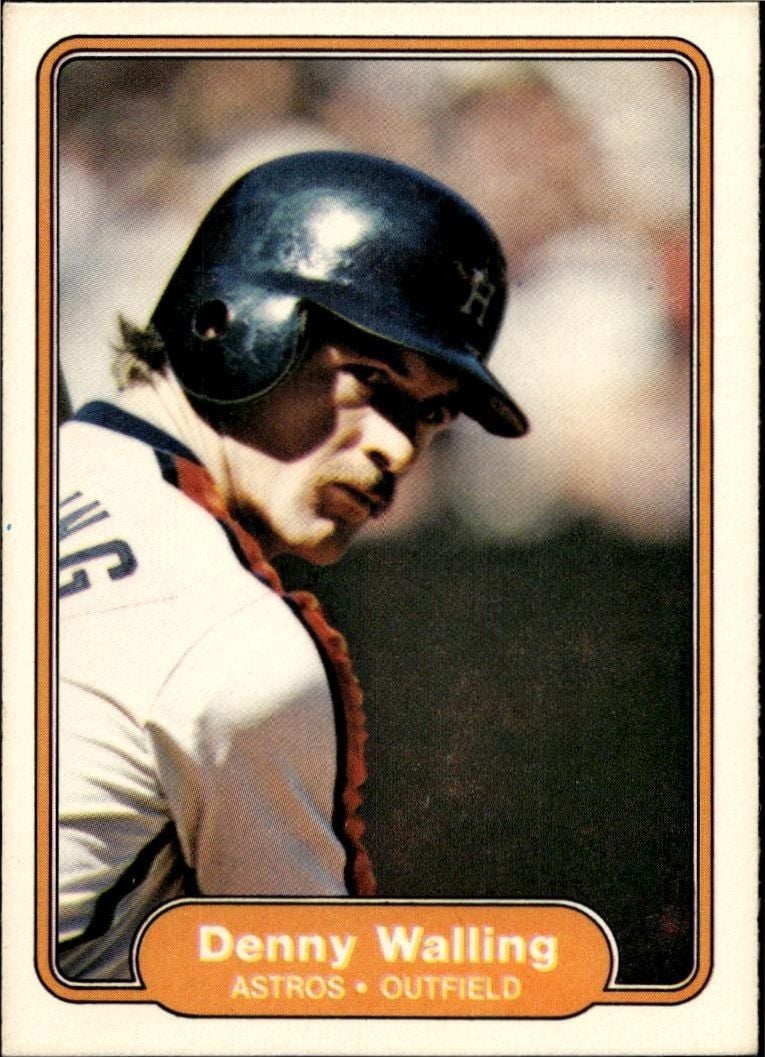 1982 Fleer Denny Walling #236 trading card