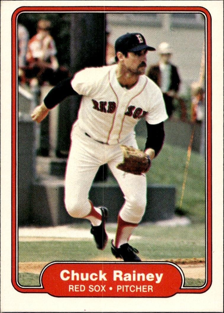 1982 Fleer Chuck Rainey #303 trading card