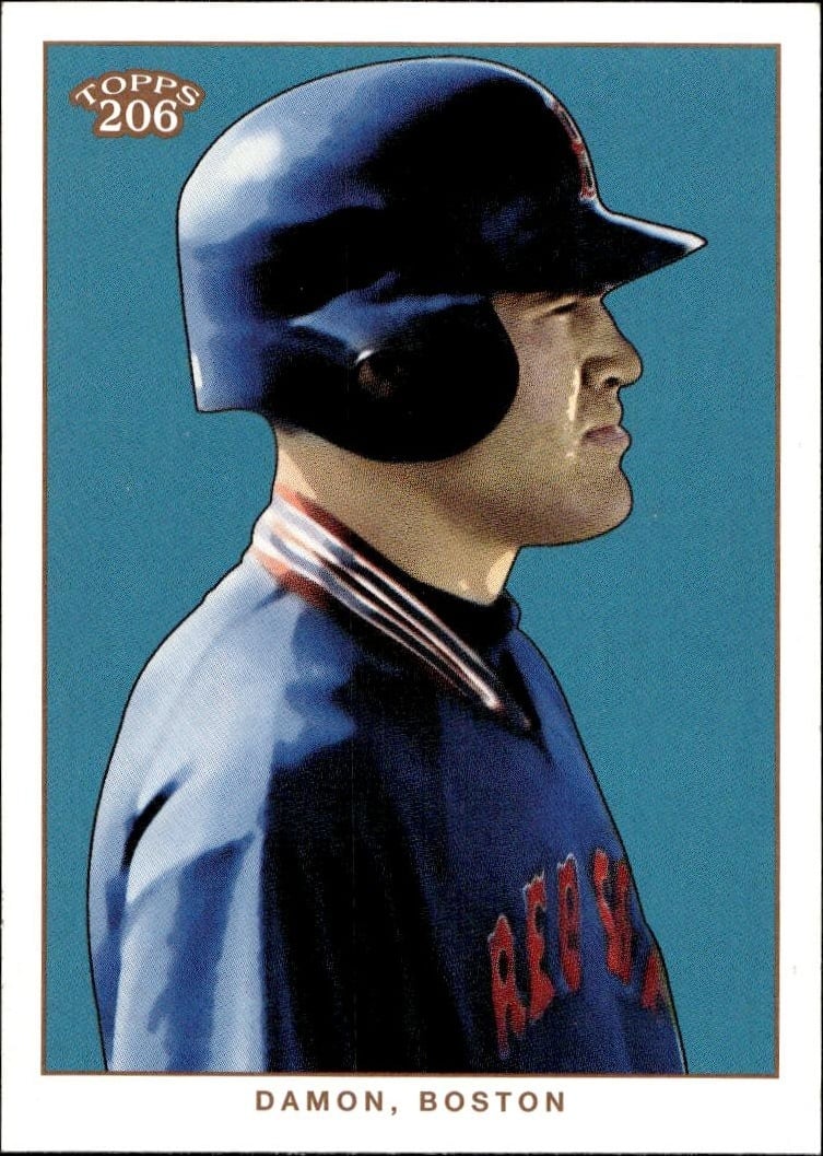 2002 Topps 206 Johnny Damon #198 trading card