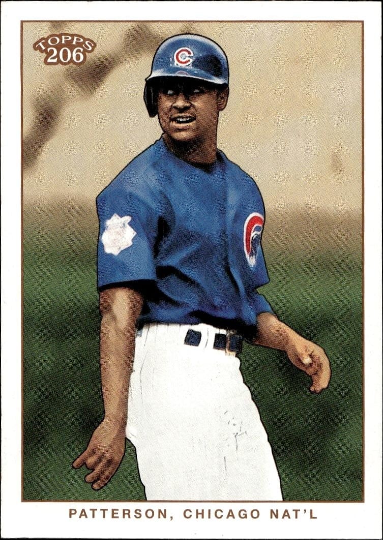 2002 Topps T206 Corey Patterson #196 trading card