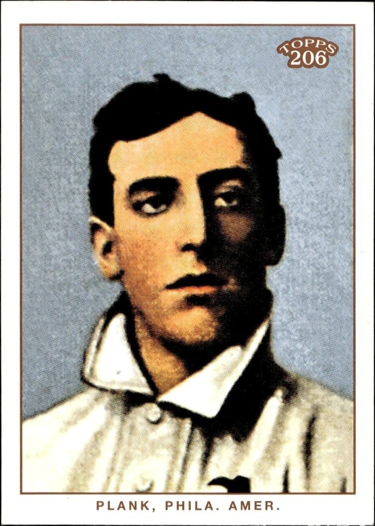 2002 Topps T206 Eddie Plank #176 trading card
