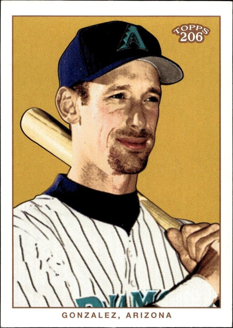 2002 Topps 206 Luis Gonzalez #35 trading card