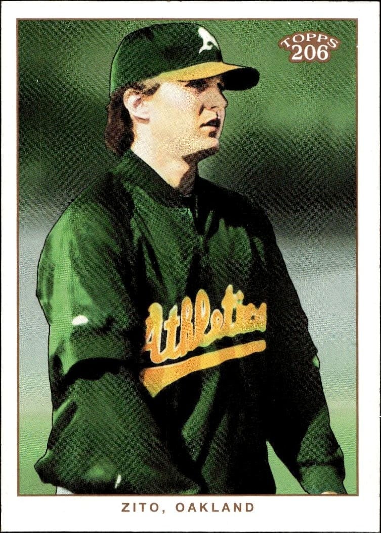 2002 Topps 206 Barry Zito #244 trading card